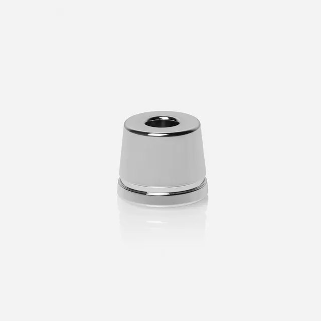 Rockwell Inkwell Stand rasoio White Chrome in acciaio