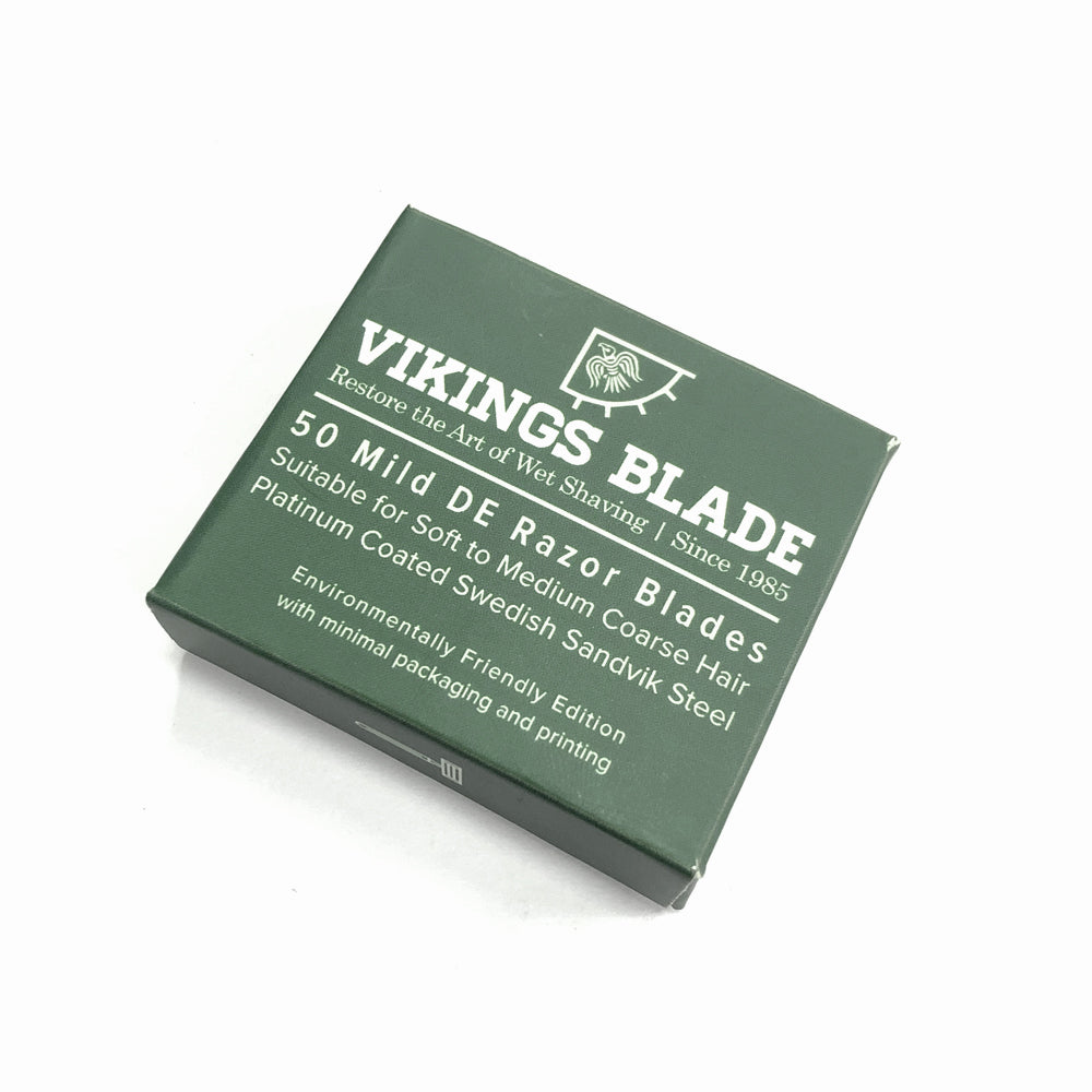 Viking's Blade Lamette Delicate Acciaio Svedese 50 Pezzi Platinate