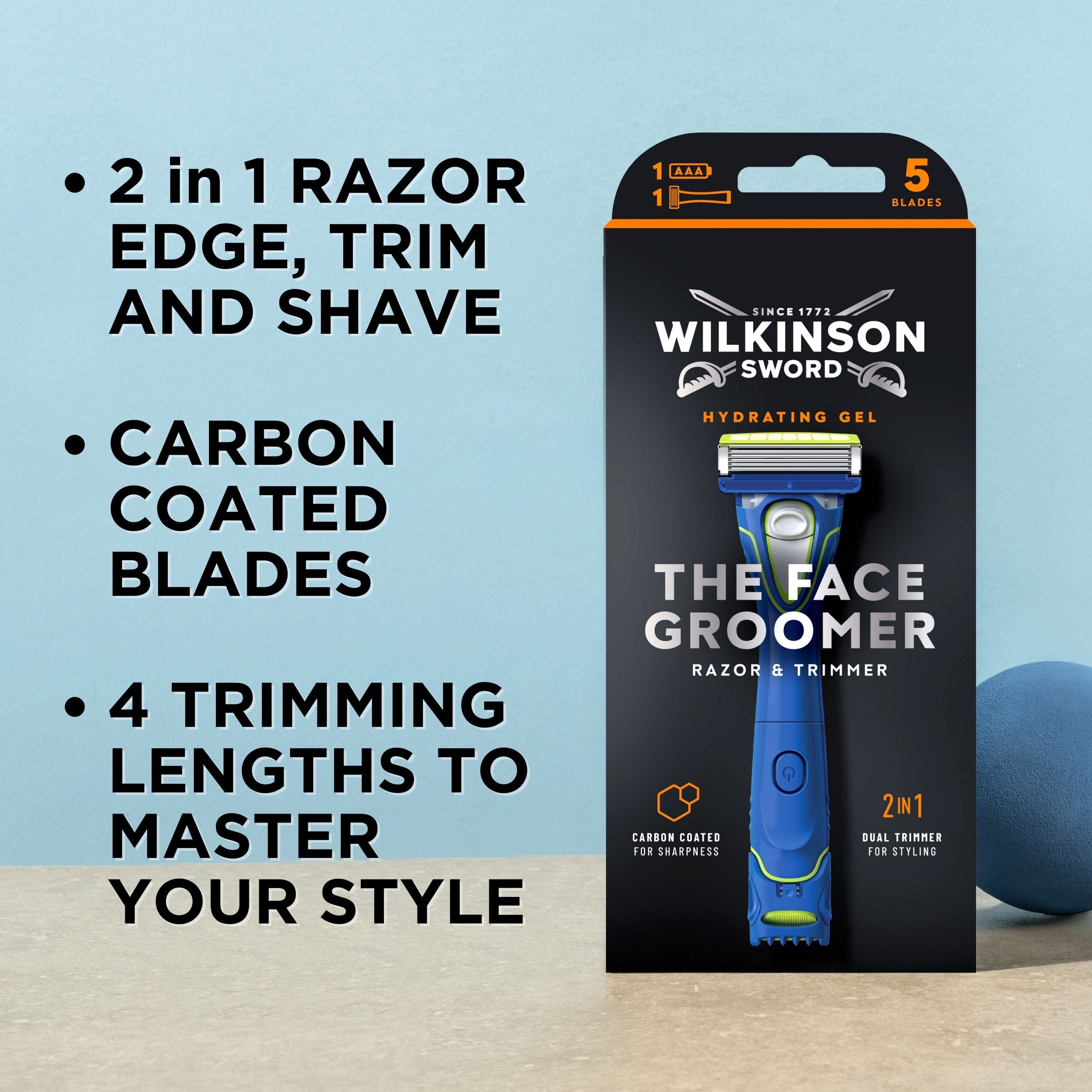 Wilkinson Quattro Face Groomer lamette ricambio 4 pezzi