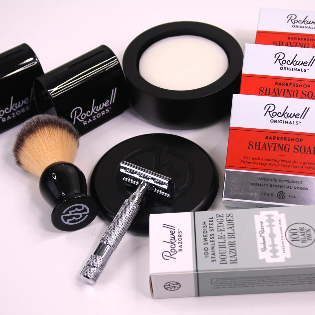 Rockwell 2C Eco-Kit set rasatura gunmetal 100 lamette