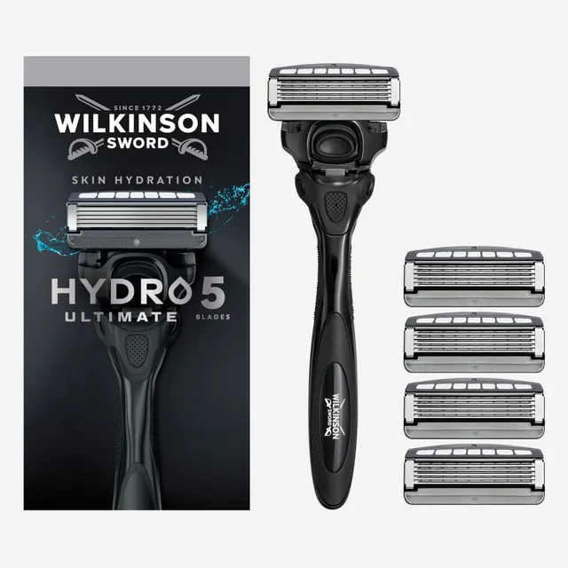 Wilkinson Hydro 5 Ultimate rasoio 5 lame + 4 pelle sensibile