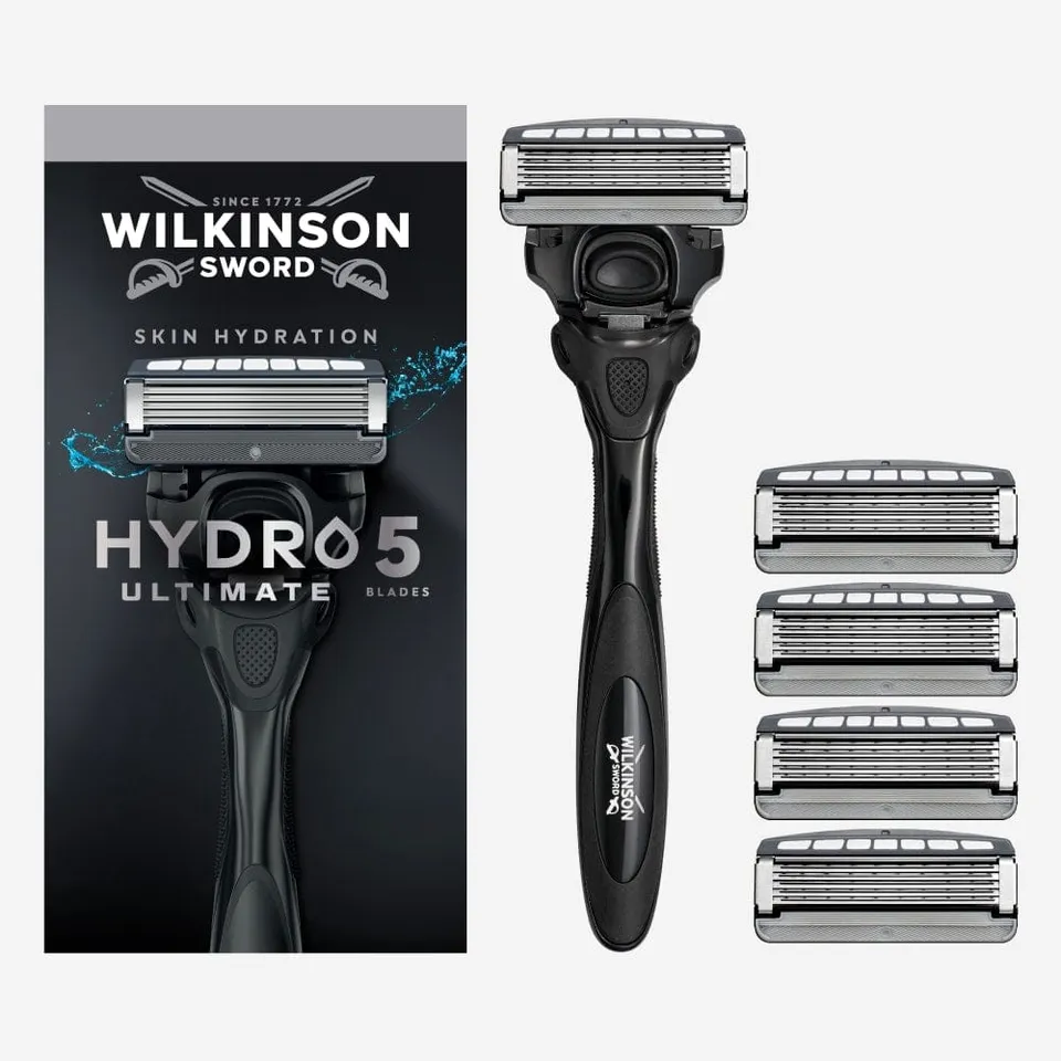 Wilkinson Hydro 5 Ultimate rasoio 5 lame + 4 pelle sensibile
