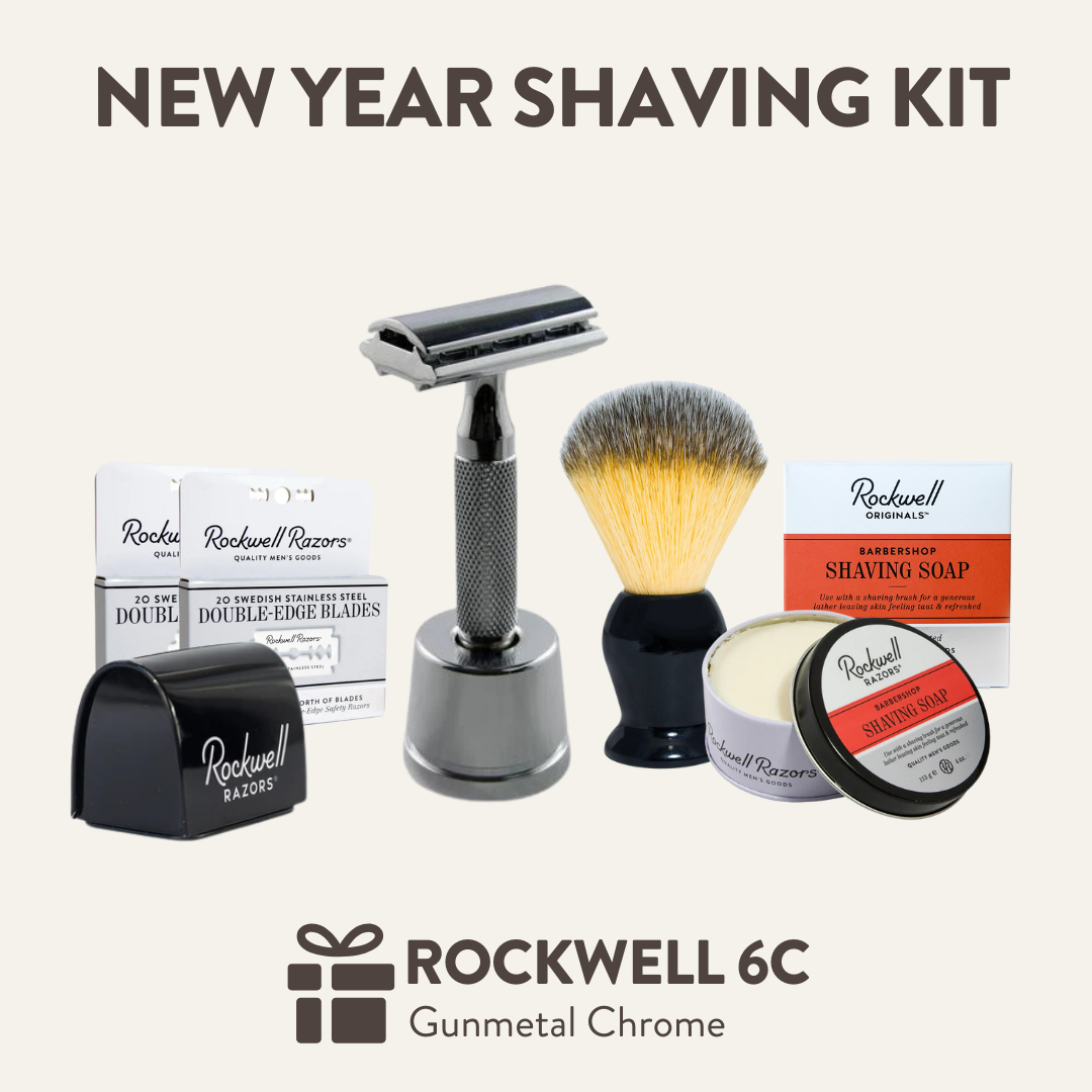 Rockwell 6C Kit Barba White Chrome 1 anno scorta