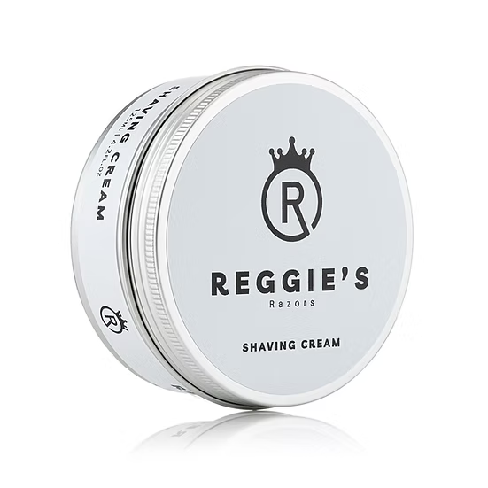 Reggie's Jupiter Brass Set Rasatura Rasoio Lamette Crema