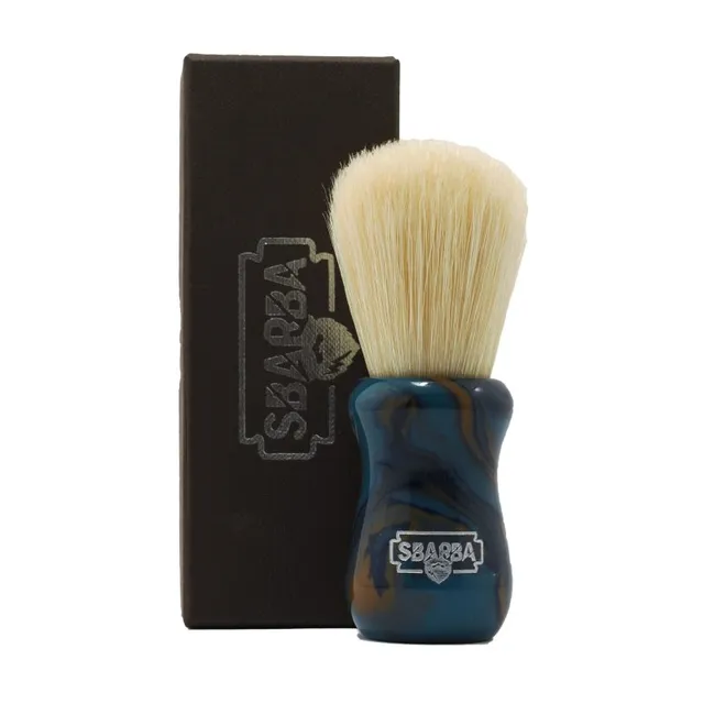 Sbarba Classico XB pennello da barba blu setola premium