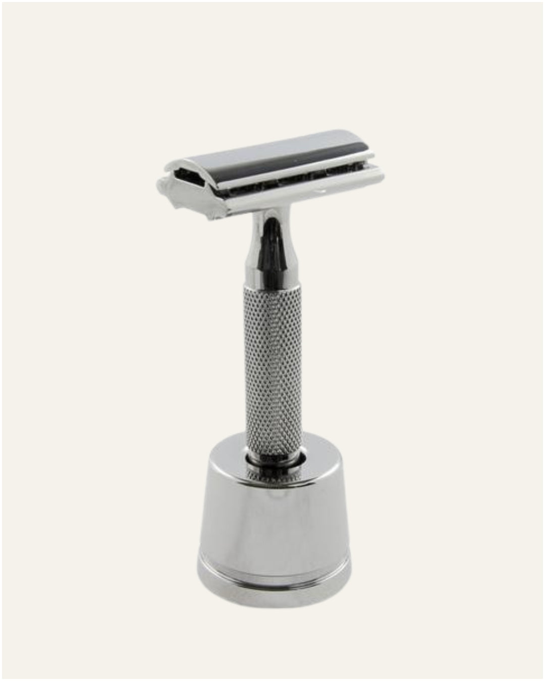Rockwell 2C Kit 2 anni rasoio sicurezza cromo bianco 100 lamette