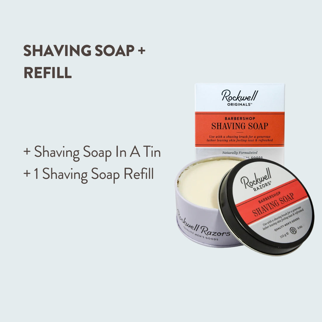 Rockwell 6S 2025 Shave Kit rasoio acciaio 1 anno