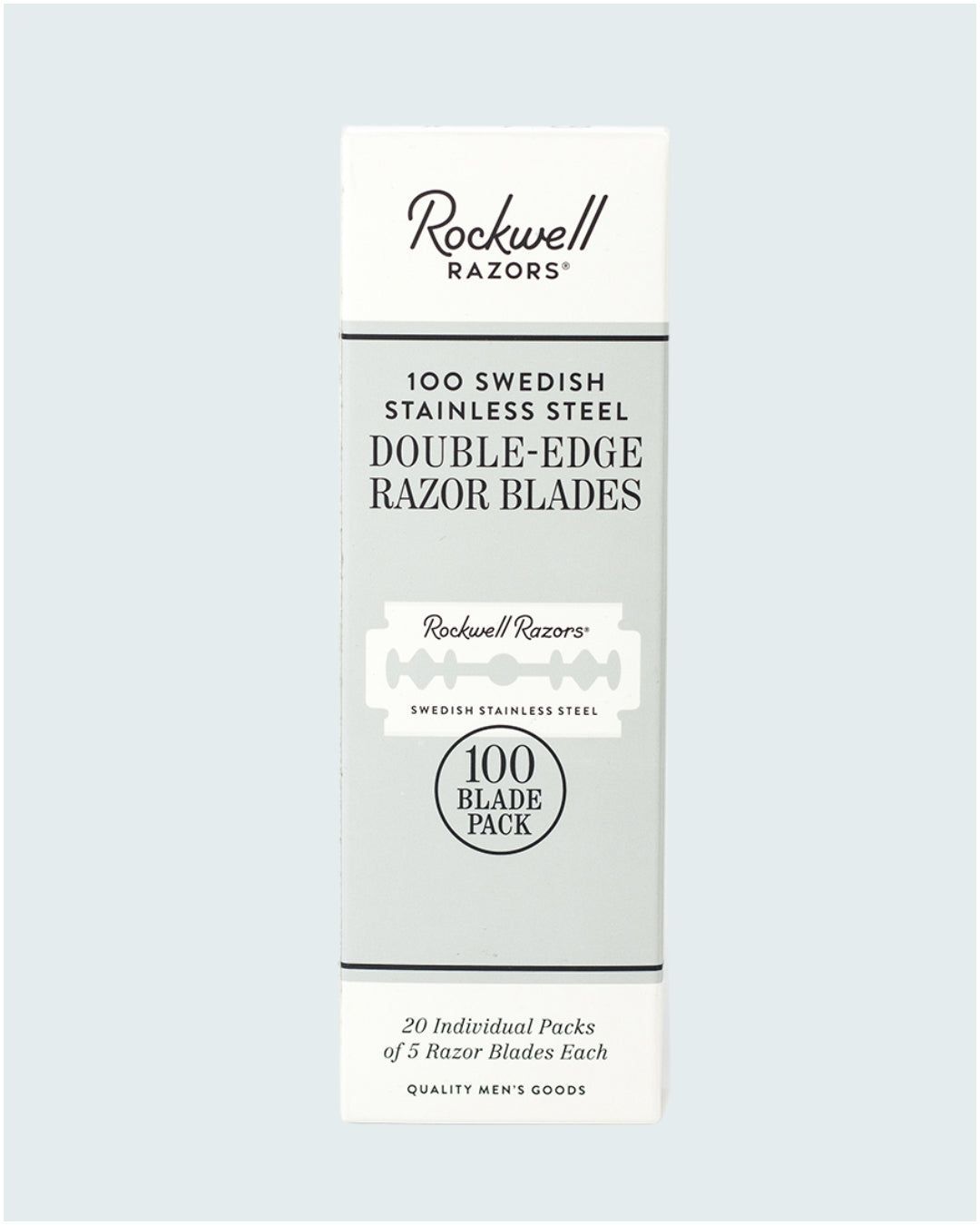 Rockwell 6S Gift Set kit rasatura acciaio opaco 100 lamette