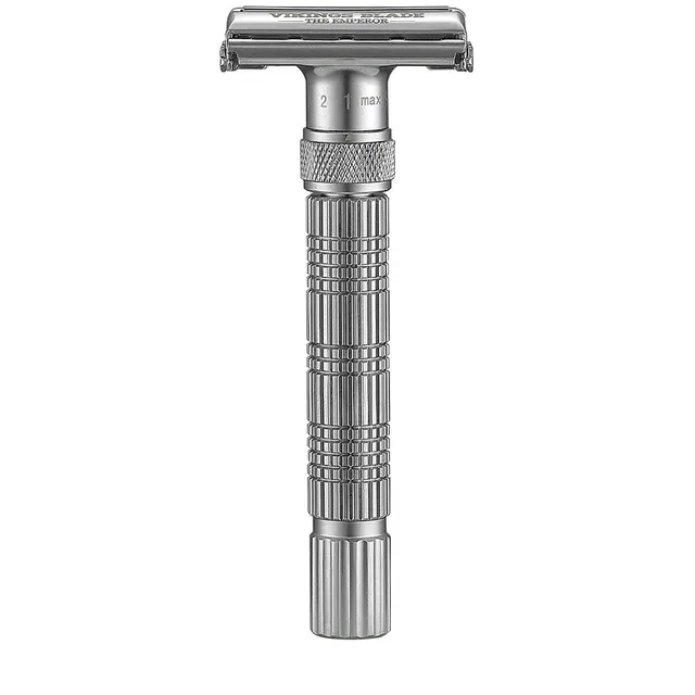 Viking's Blade Emperor Rasoio di Sicurezza Regolabile Ottone 134 g