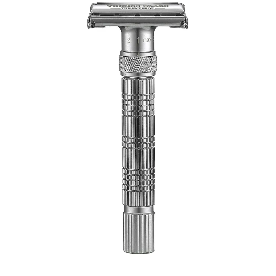 Viking's Blade Emperor Rasoio di Sicurezza Regolabile Ottone 134 g