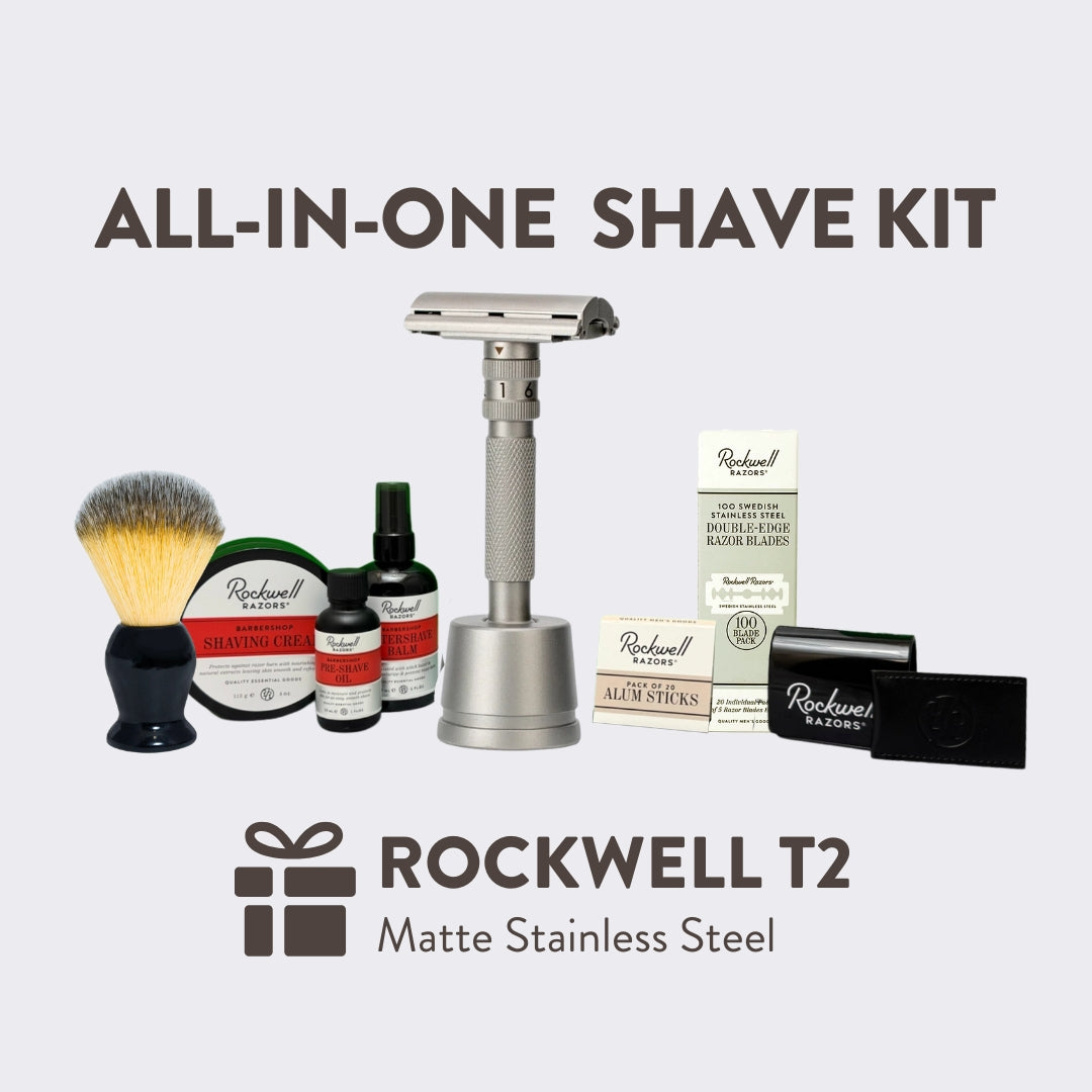 Rockwell T2 kit rasatura completo acciaio inox