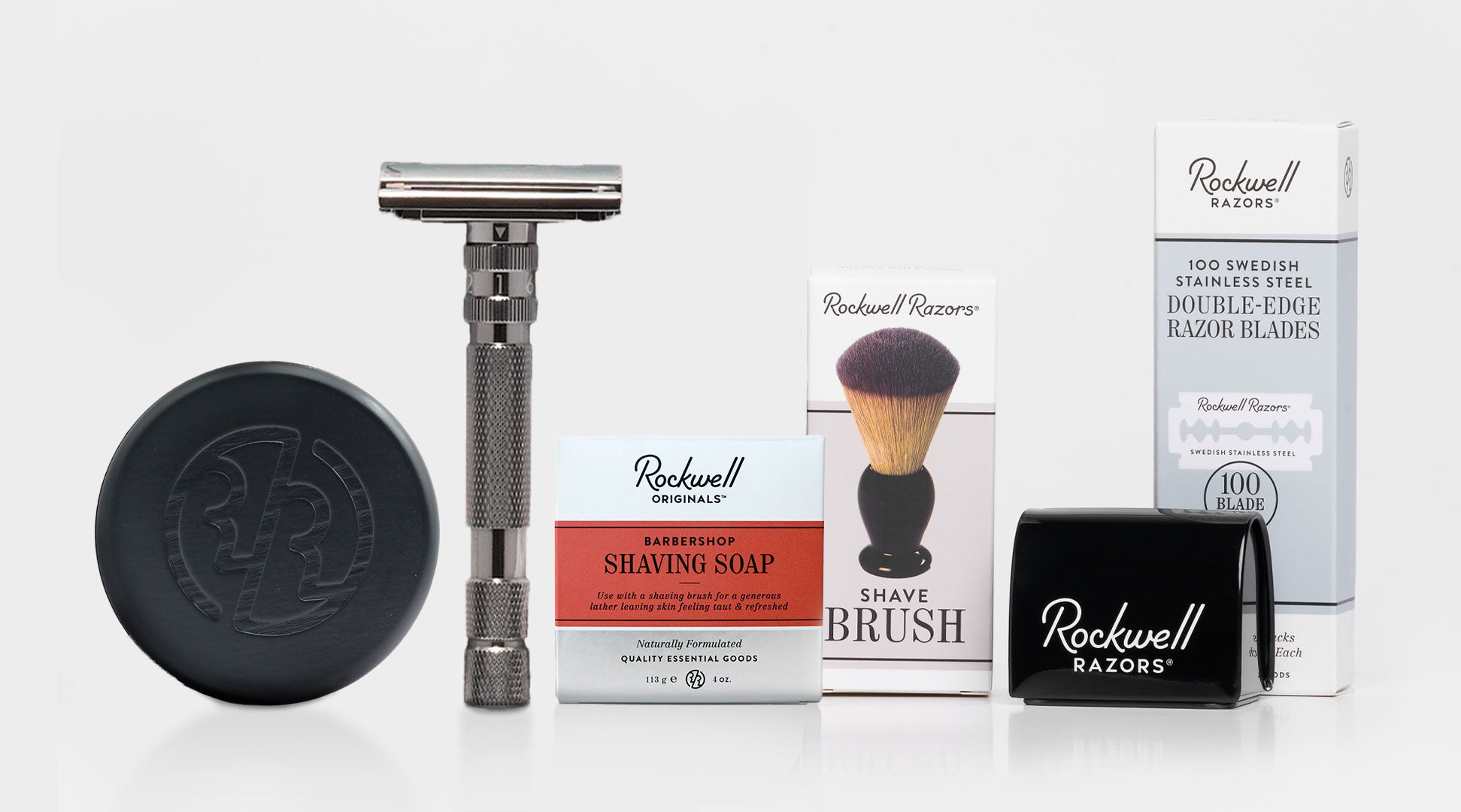 Rockwell T2 Eco Shave Kit set rasatura Gunmetal