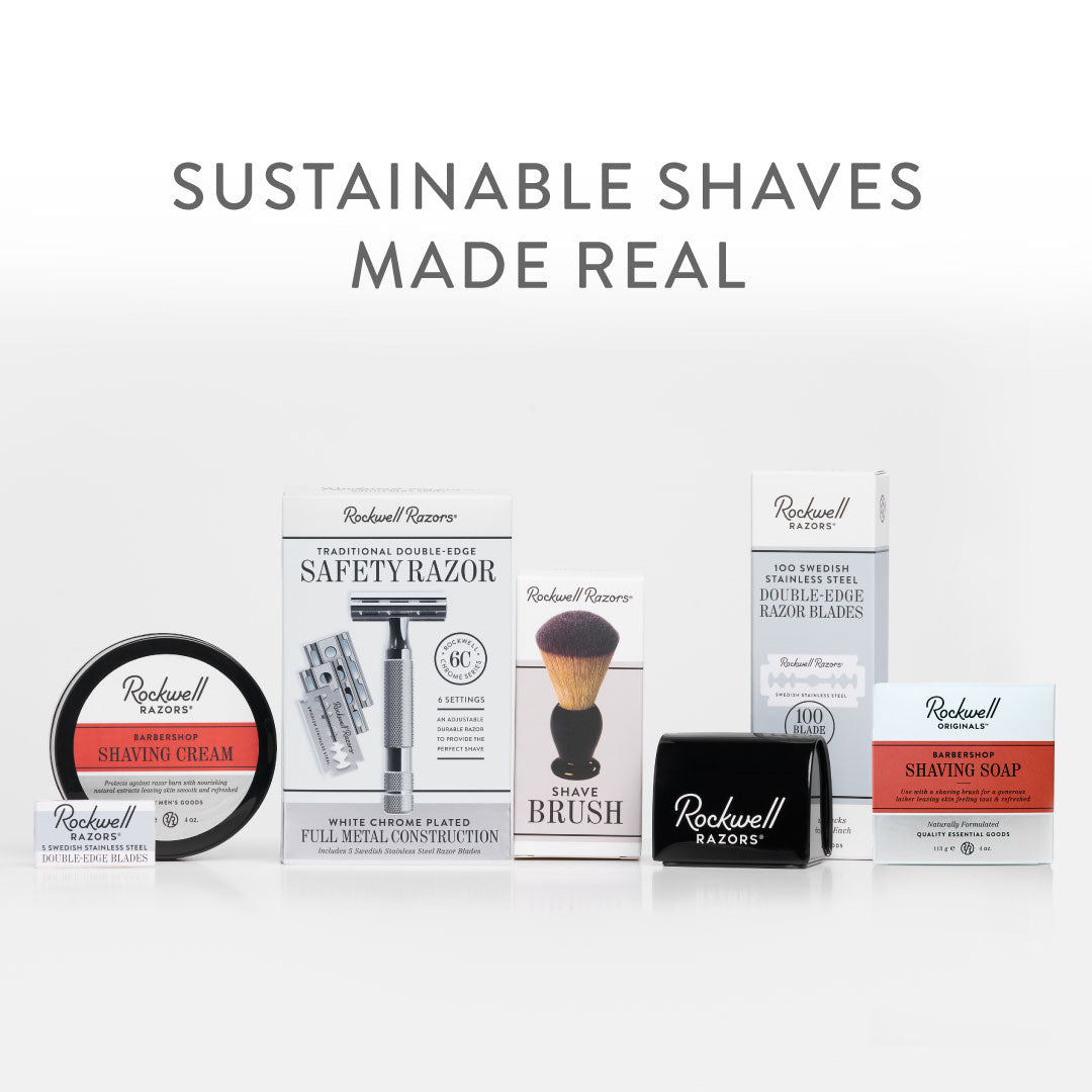 Rockwell Eco Shave Kit Set Rasatura 2C Regolabile 2 Anni