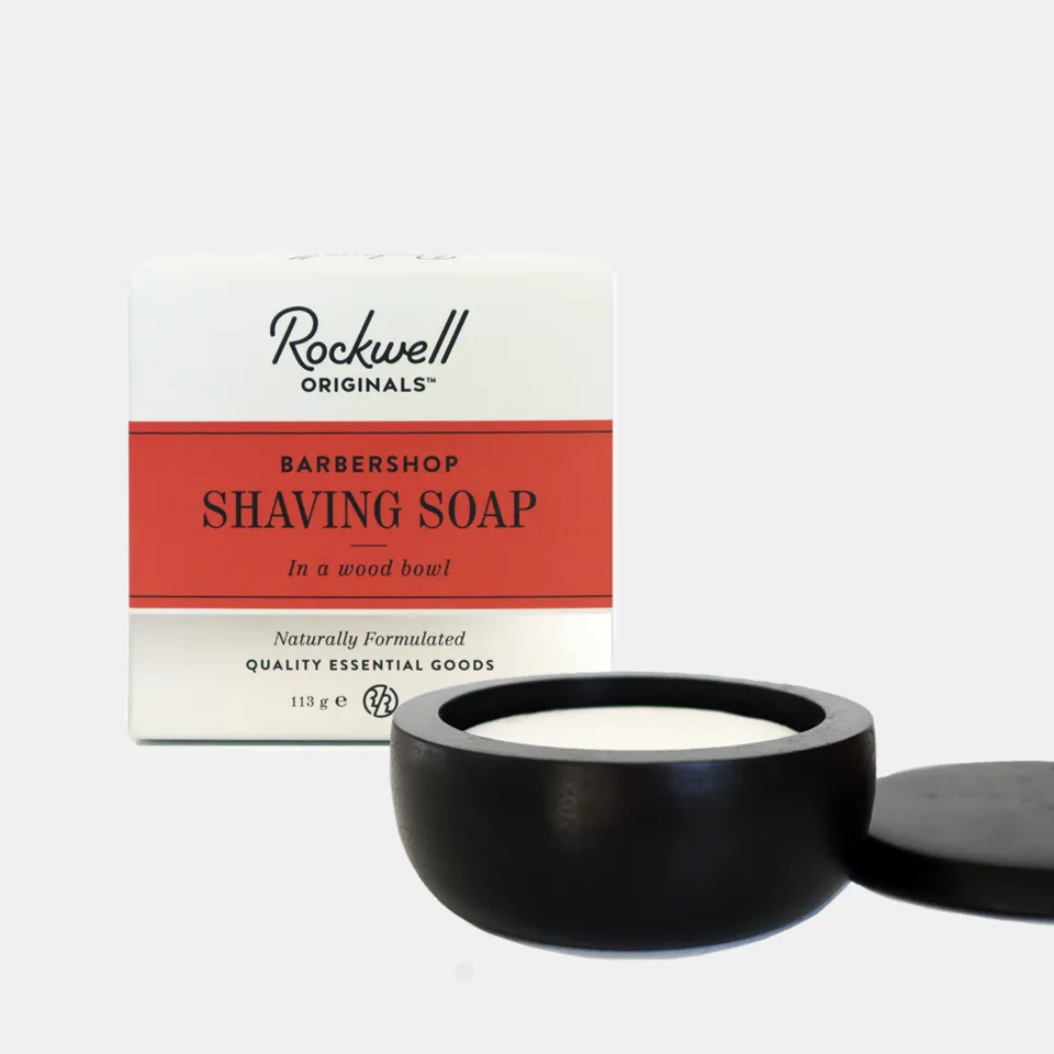 Rockwell sapone da barba ciotola legno 4oz glicerina