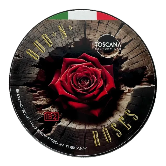 Sbarba Toscana Oud N Roses Sapone Barba 125g Rosa Oud