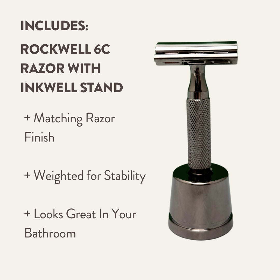 Rockwell 6C Kit rasatura white chrome completo