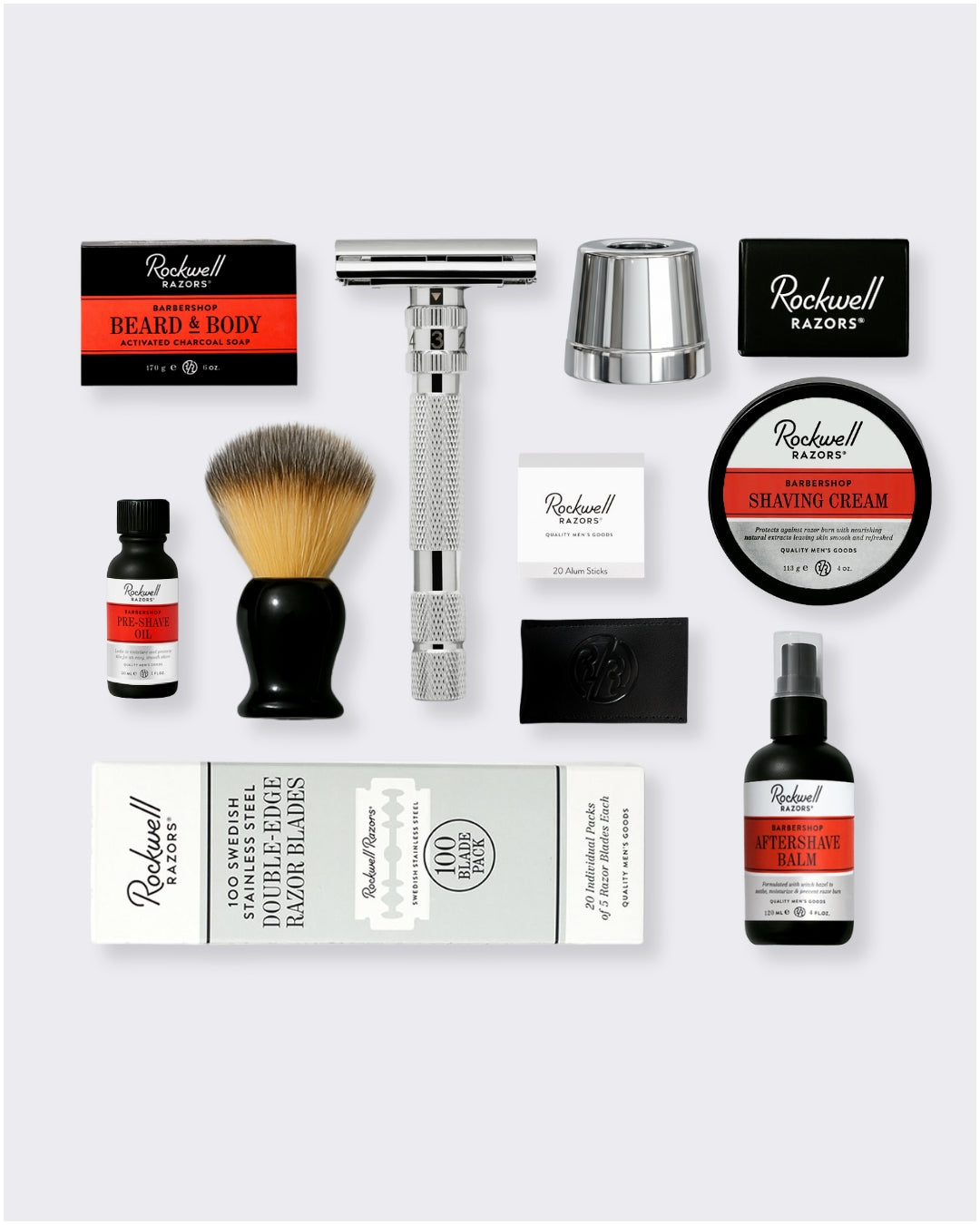 Rockwell T2 Kit Barba Completo Gunmetal Rasatura