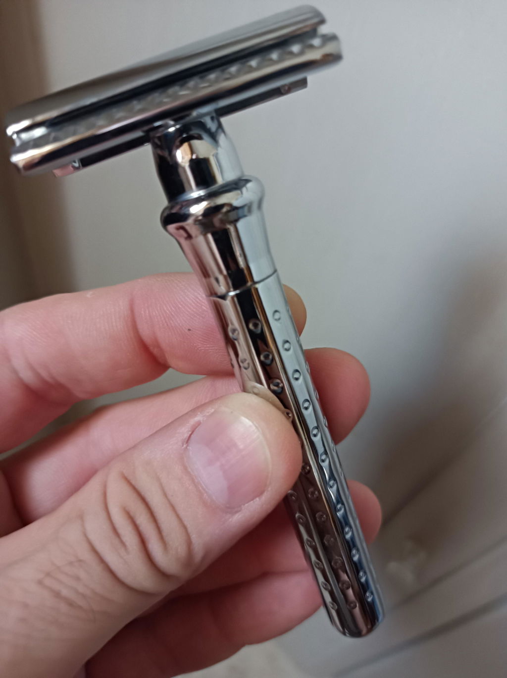 Sbarba Spadino Silver rasoio di sicurezza ottone cromato