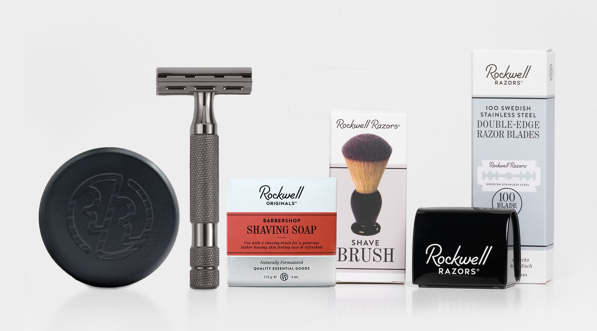 Rockwell 2C Eco-Kit set rasatura gunmetal 100 lamette