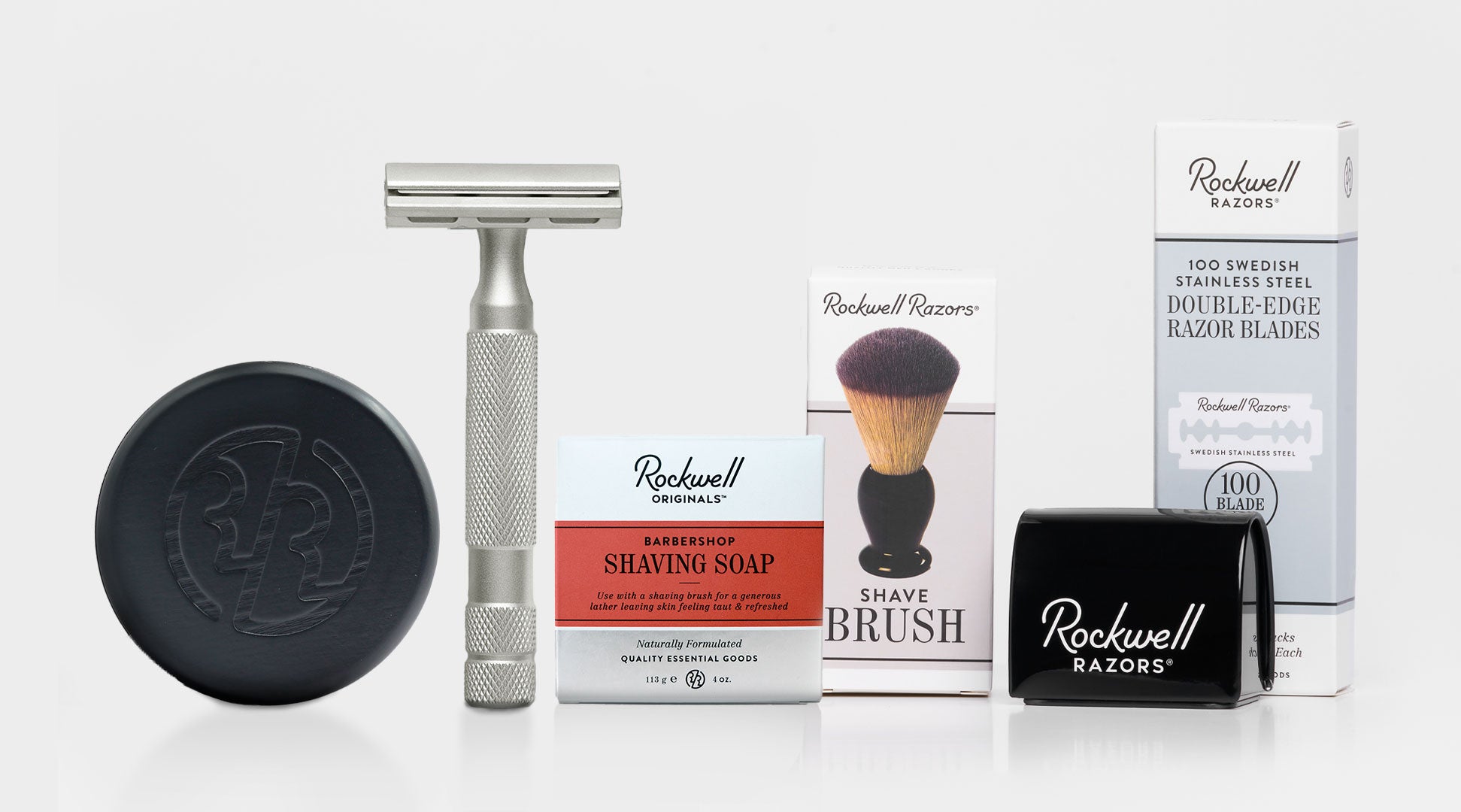 Rockwell 6S Eco Shave Kit rasoio acciaio Matte