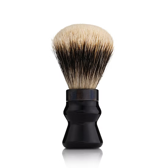 Reggie's Luna pennello barba manico nero sintetico personalizzabile