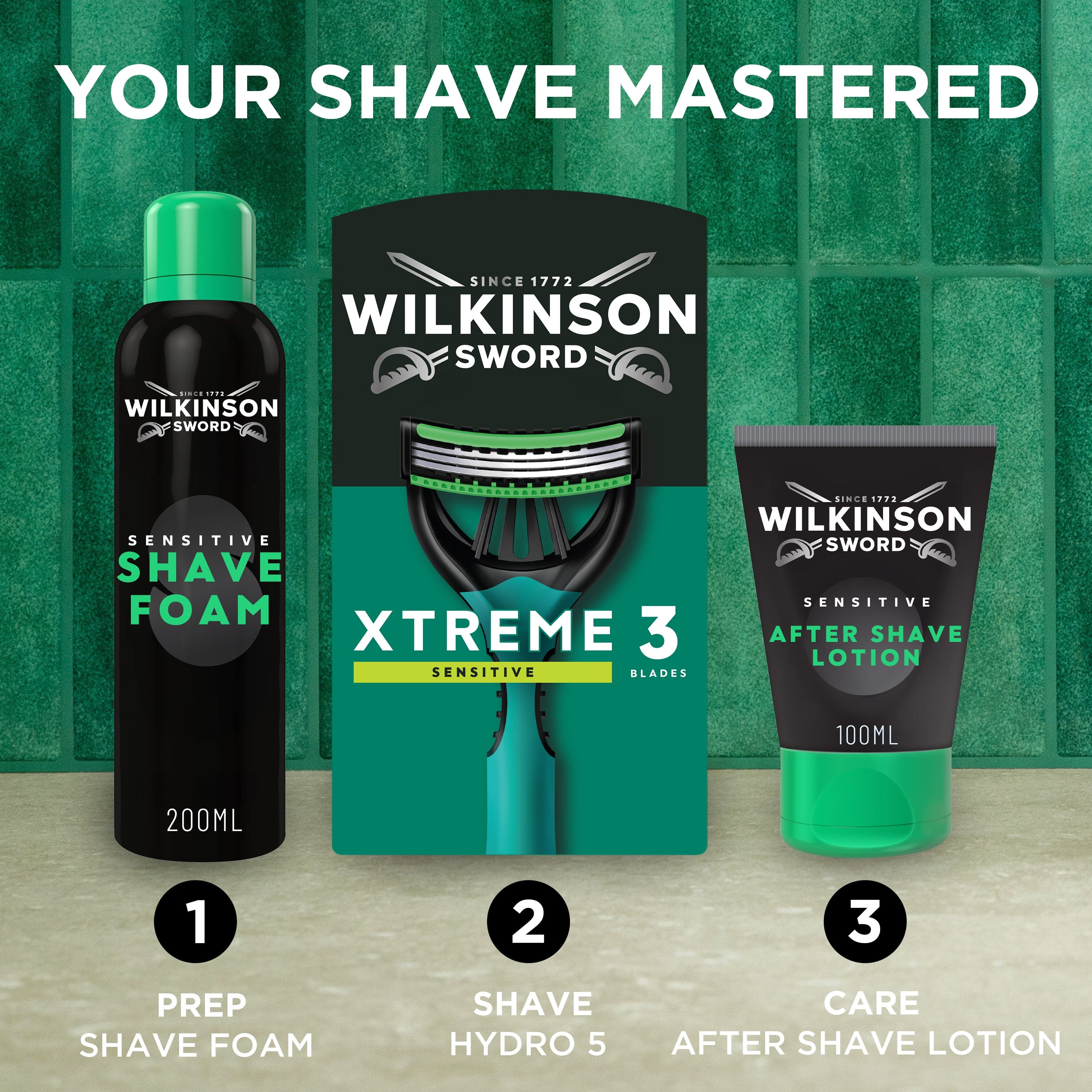 Wilkinson Xtreme 3 Sensitive rasoio usa e getta 4 pezzi