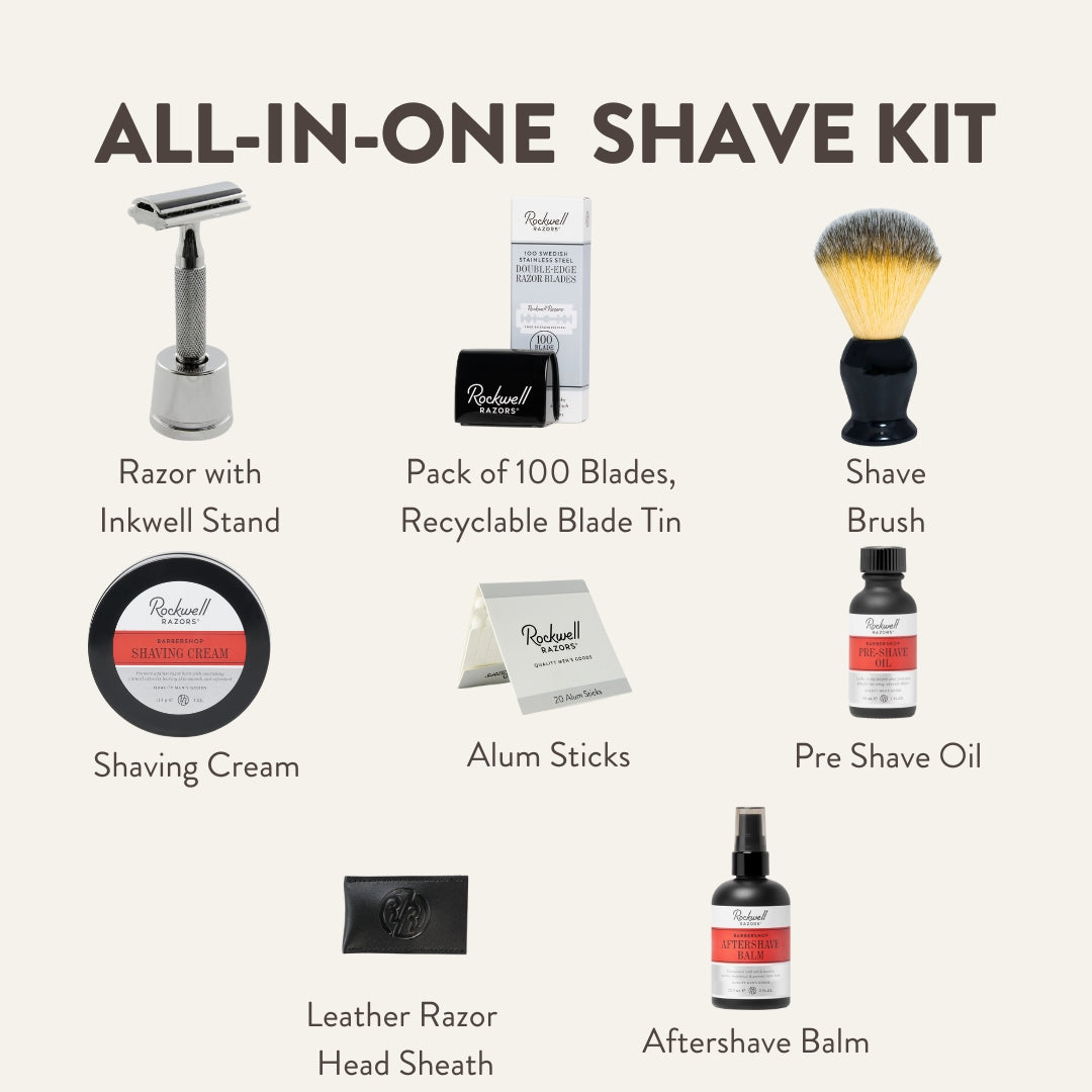 Rockwell 6C Kit rasatura white chrome completo