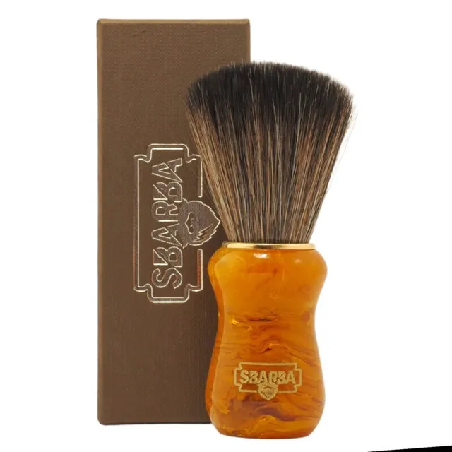 Sbarba Classico Miele pennello da barba sintetico Horse 27mm