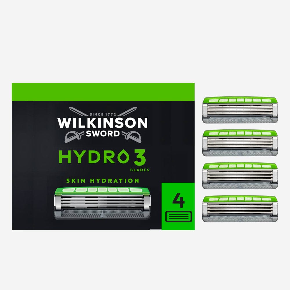 Wilkinson Hydro 3 lamette ricambio 4 pezzi testina piccola