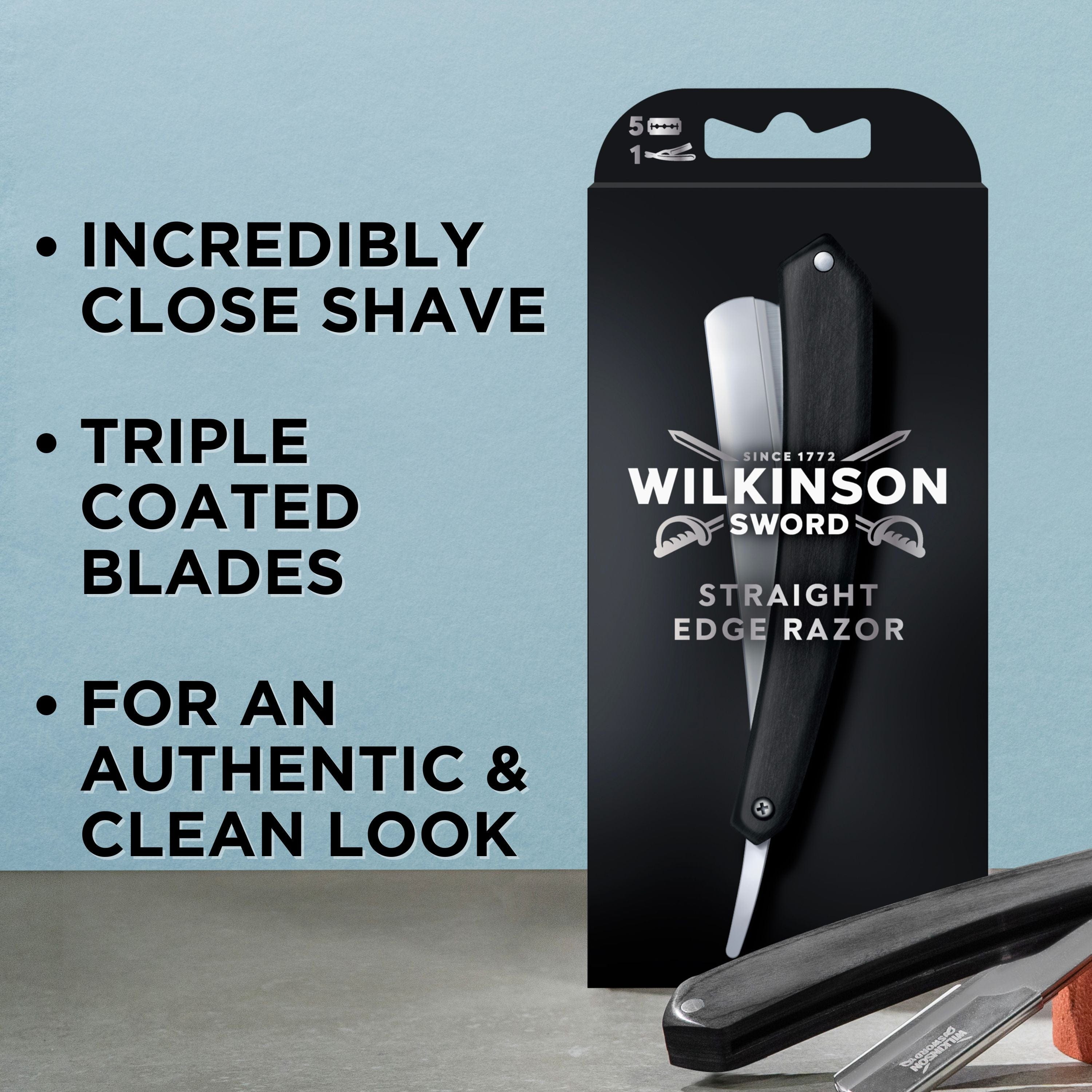 Wilkinson Classic Rasoio Mano Libera Legno con Lamette
