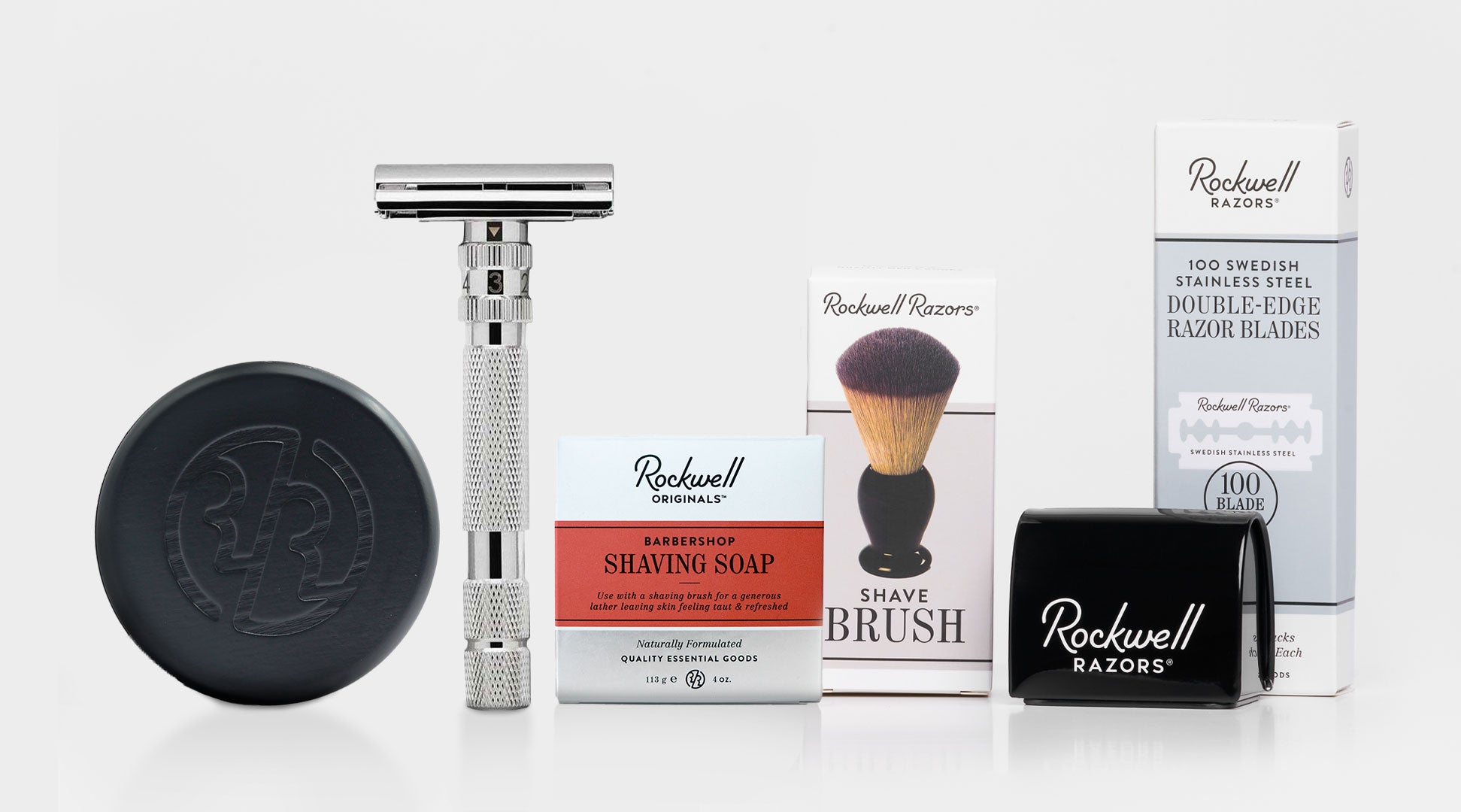 Rockwell T2 Eco Shave Kit set rasatura Gunmetal