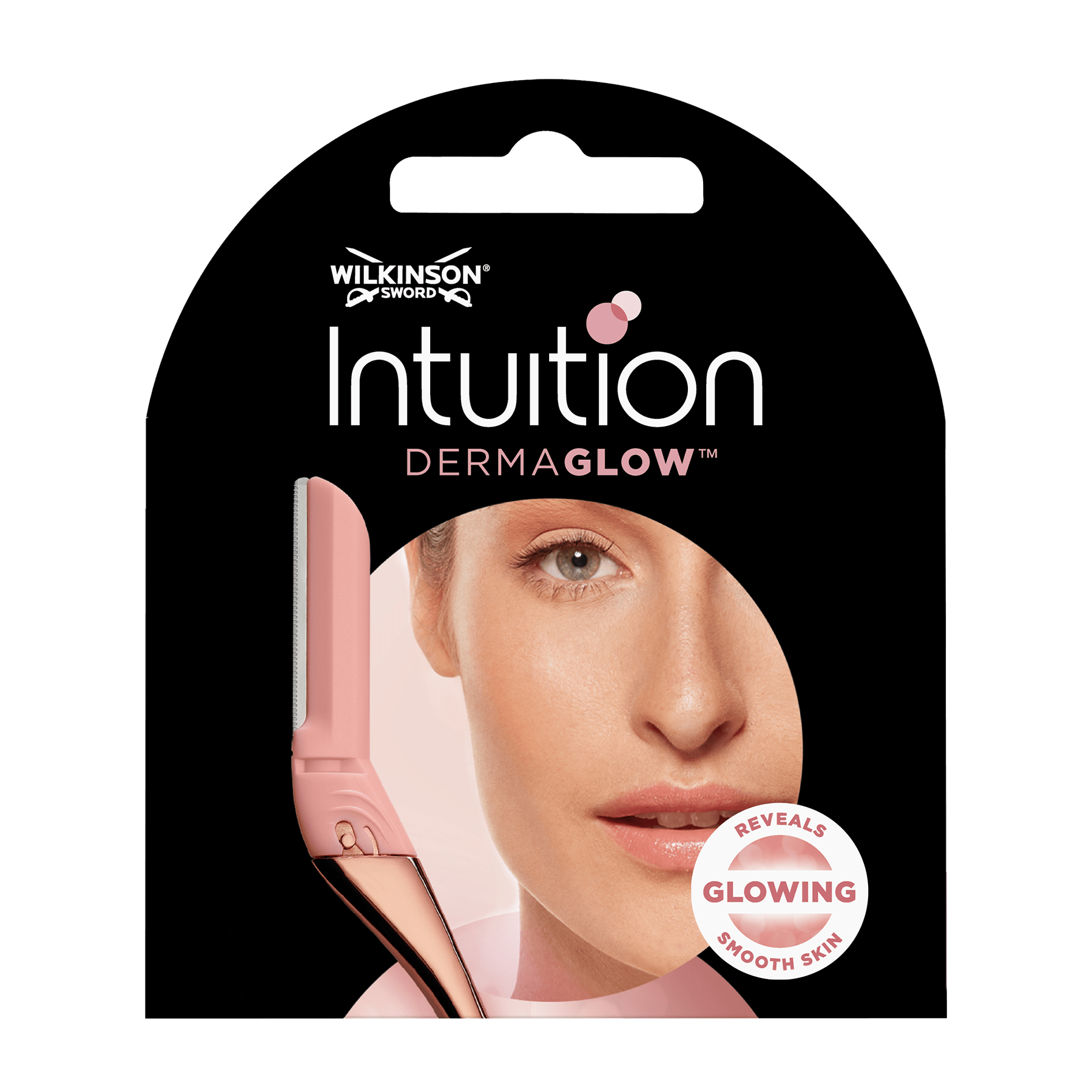 Wilkinson Intuition Dermaglow lamette viso donna 3 pezzi esfolianti