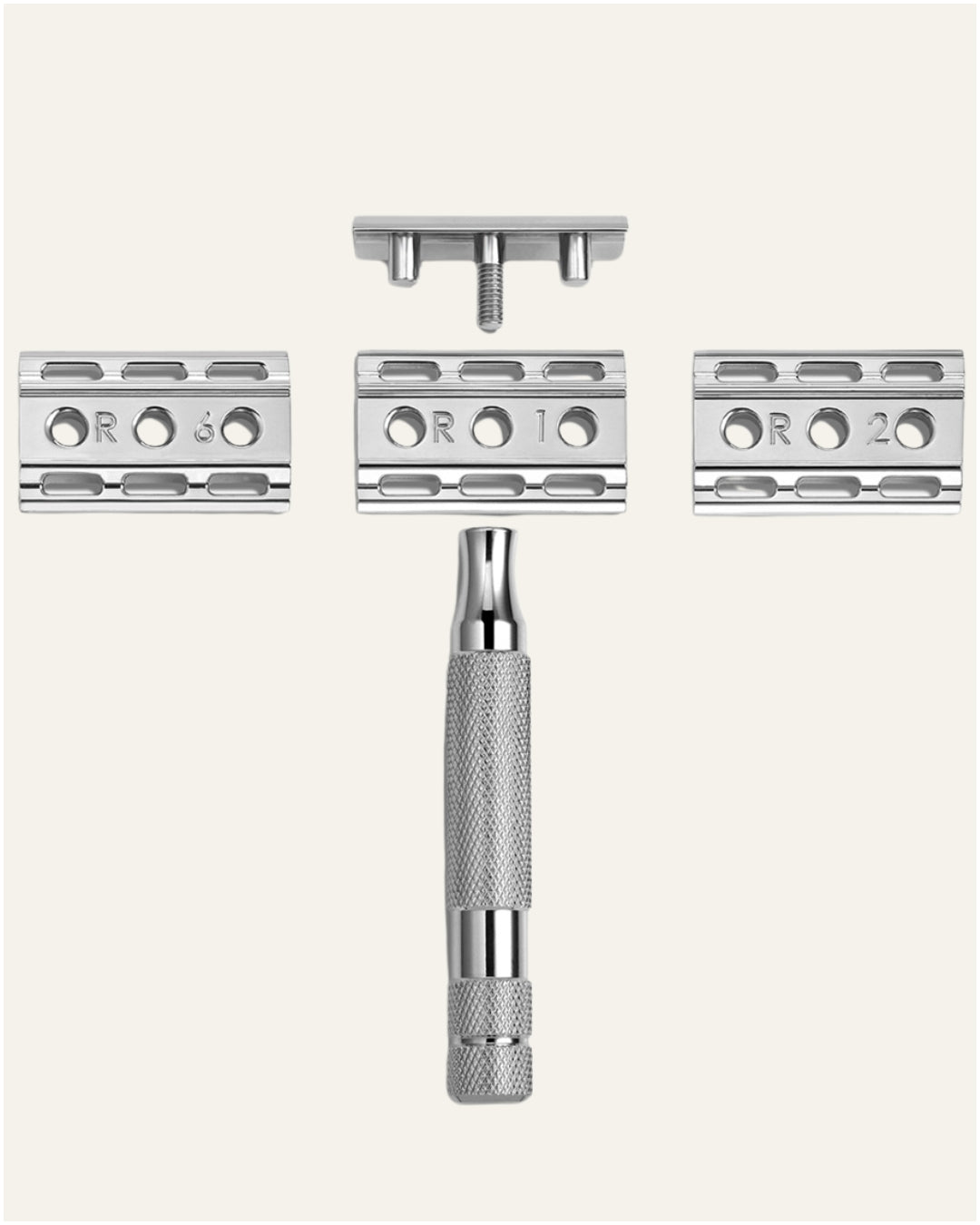 Rockwell 6C Chrome rasoio sicurezza White Chrome 6 livelli