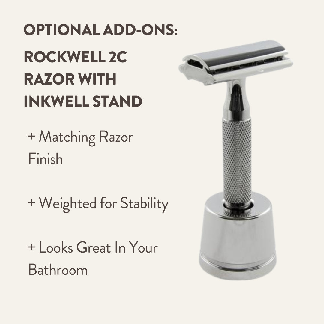 Rockwell 2C Rasoio sicurezza white chrome regolabile