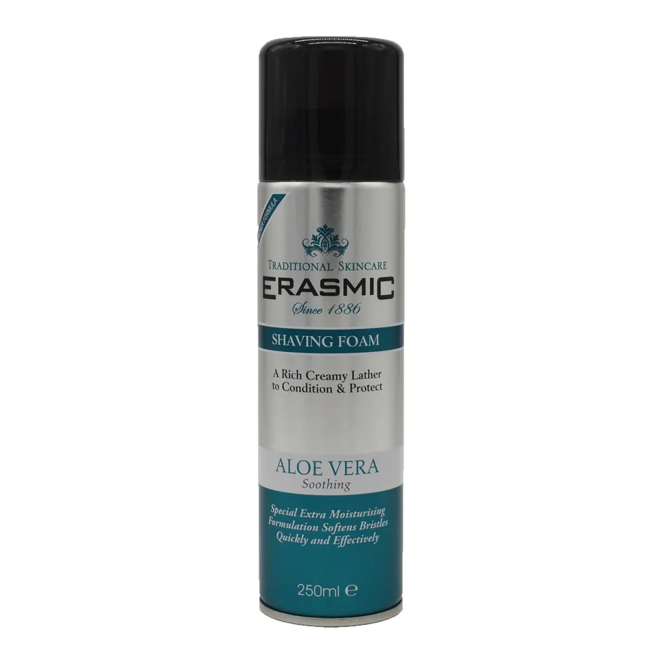 Erasmic schiuma da barba aloe vera idratante 250ml