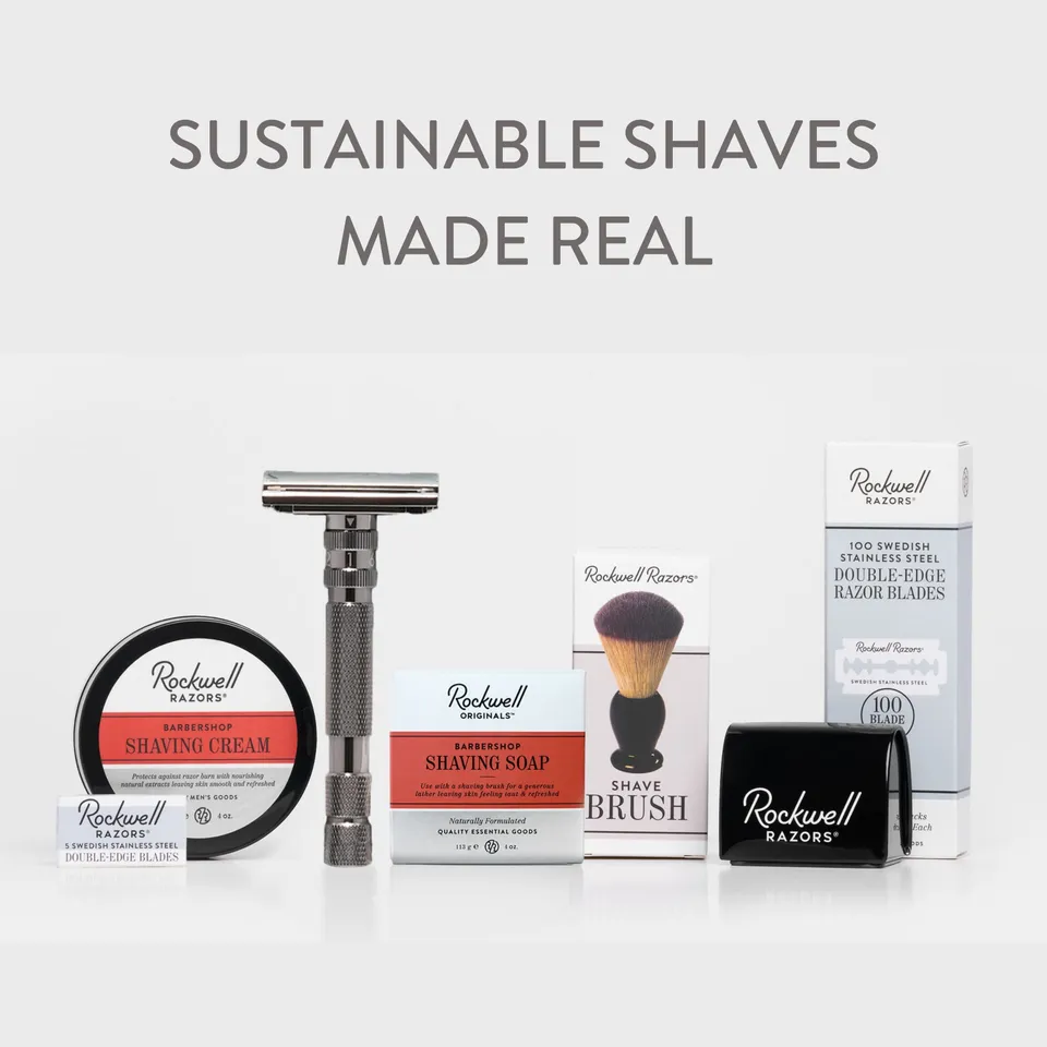 Rockwell T2 Kit Rasatura Eco Gunmetal Chrome 100 Lamette