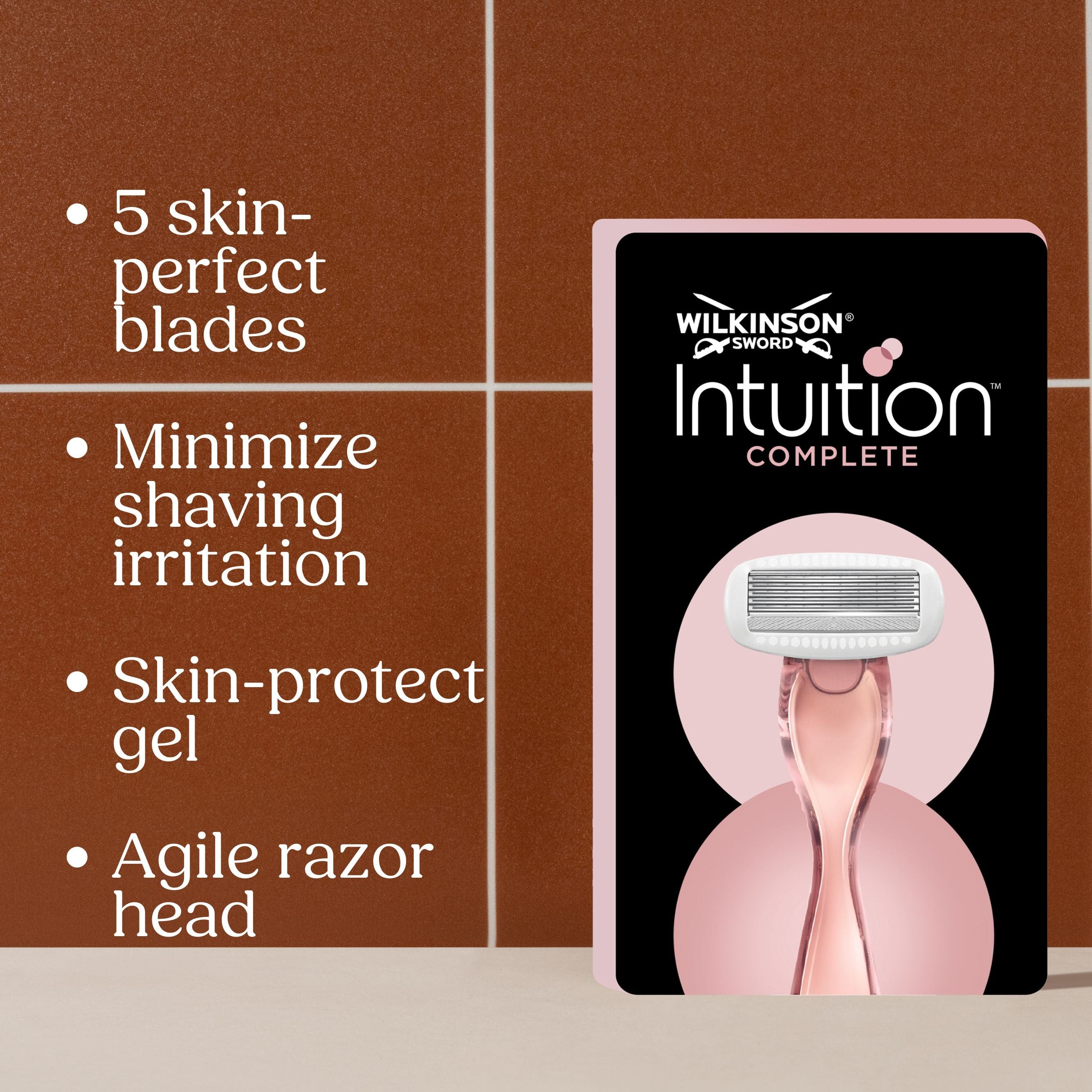Wilkinson Intuition Complete rasoio donna + 4 testine 5 lame