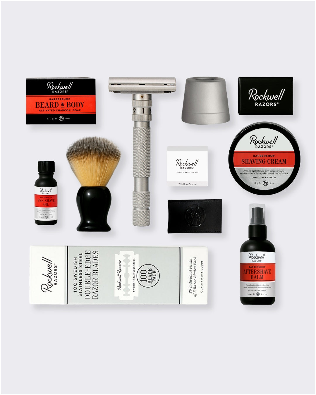 Rockwell T2 Kit Barba Completo Gunmetal Rasatura
