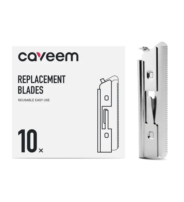 Caveem Dermaplaning Lamette Sopracciglia Ricambio 10 Pezzi