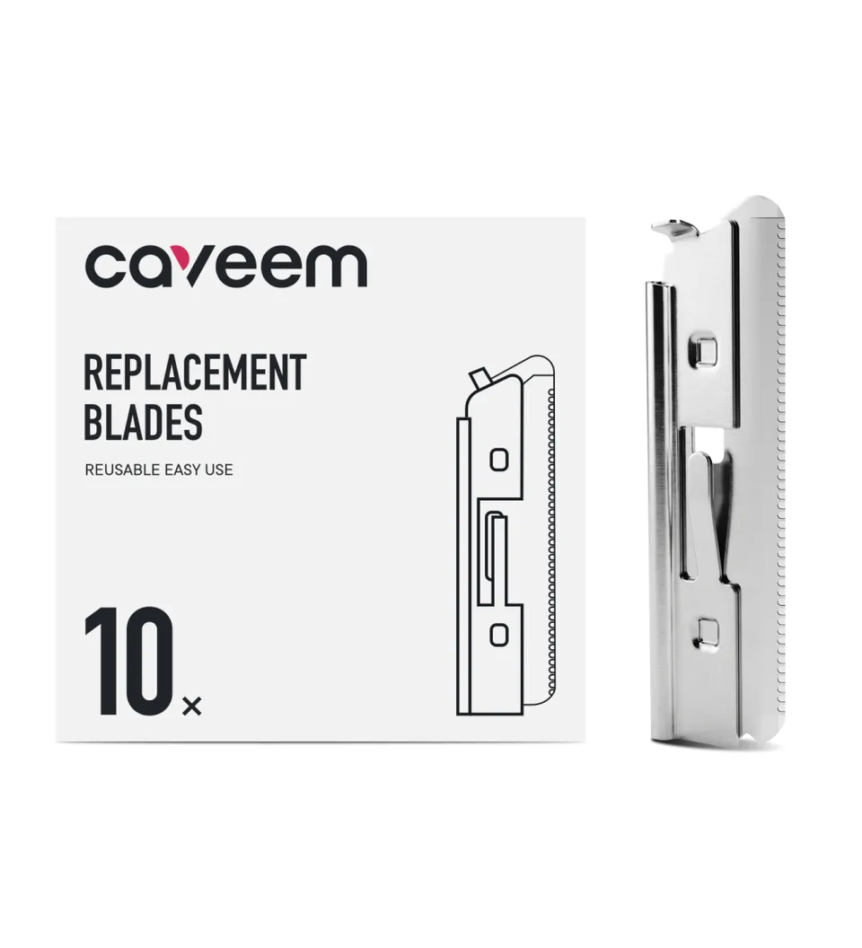 Caveem Dermaplaning Lamette Sopracciglia Ricambio 10 Pezzi