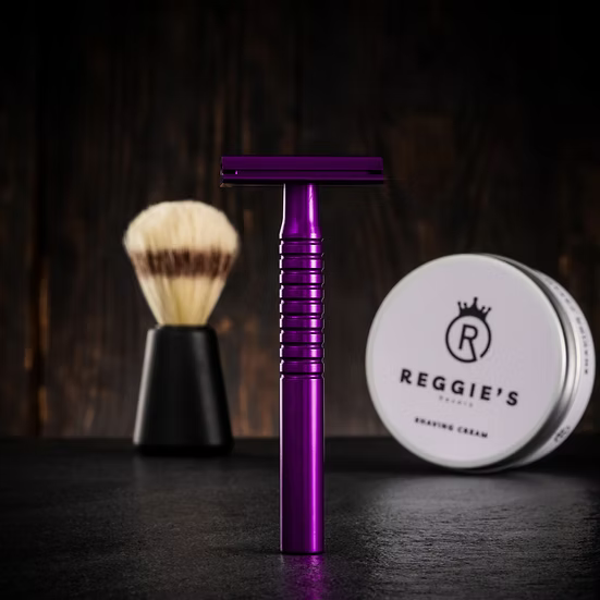 Reggie's Jupiter Purple Rasoio di Sicurezza Alluminio Viola