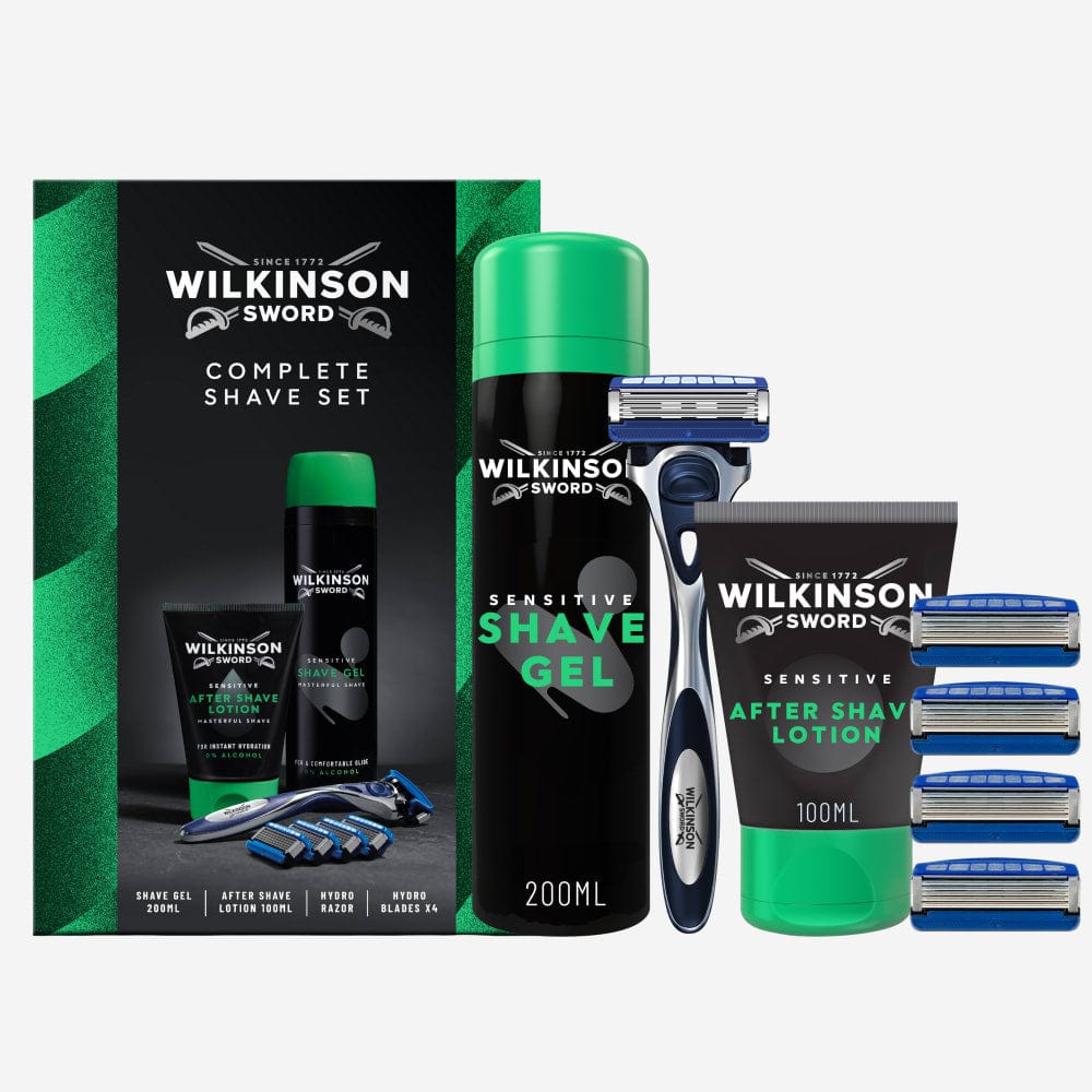 Wilkinson Hydro 5 Complete Shave Set kit rasatura pelli sensibili