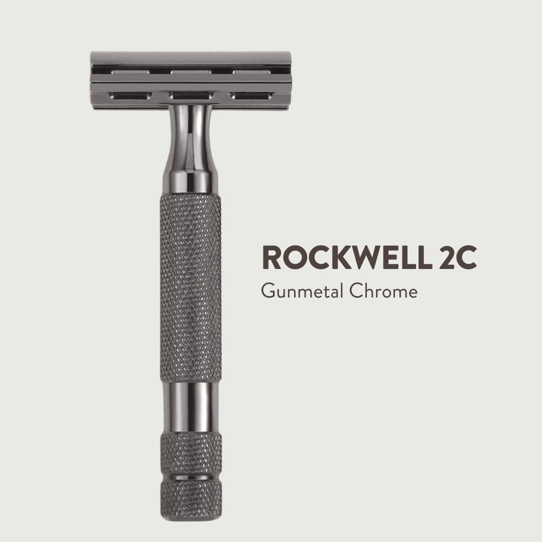 Rockwell 2C Rasoio sicurezza white chrome regolabile